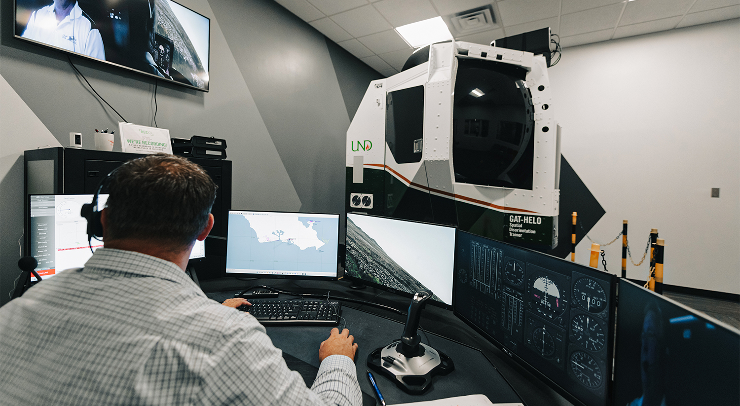 Helicopter Spatial Disorientation Simulator
