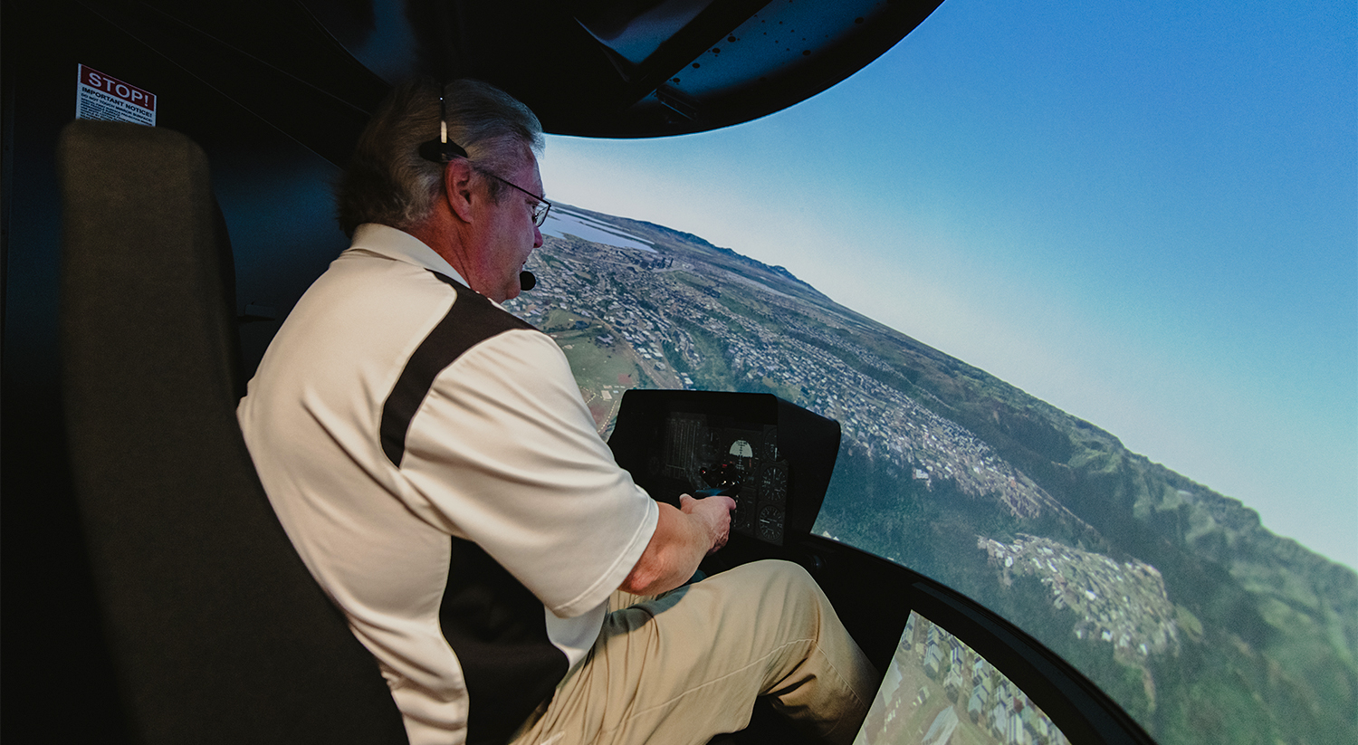 Helicopter Spatial Disorientation Simulator